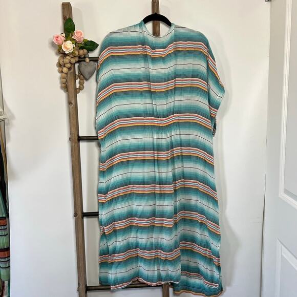 Ariat Aztec Short Sleeve Josie Multi Print Kimono Size Large - Picture 6 of 8